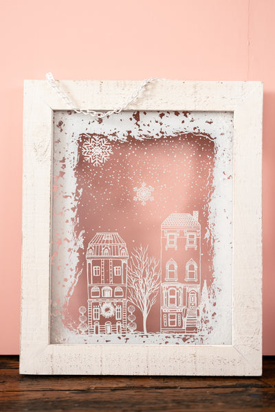 Snowy Village Wall Decor Collection - Choose Style