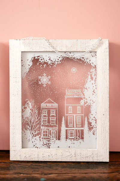 Snowy Village Wall Decor Collection - Choose Style