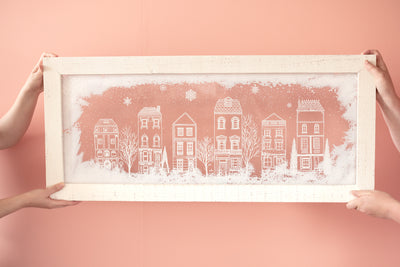 Snowy Village Wall Decor Collection - Choose Style