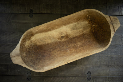 Found Primitive European Dough Bowls