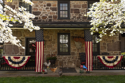 96" Americana Banner with Grommets