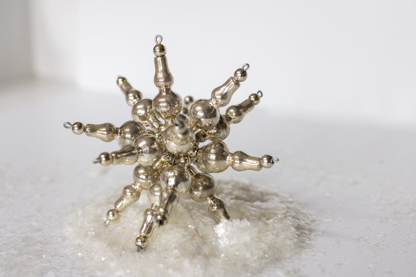 Cody Foster Tinsel Sputnik Star Ornament