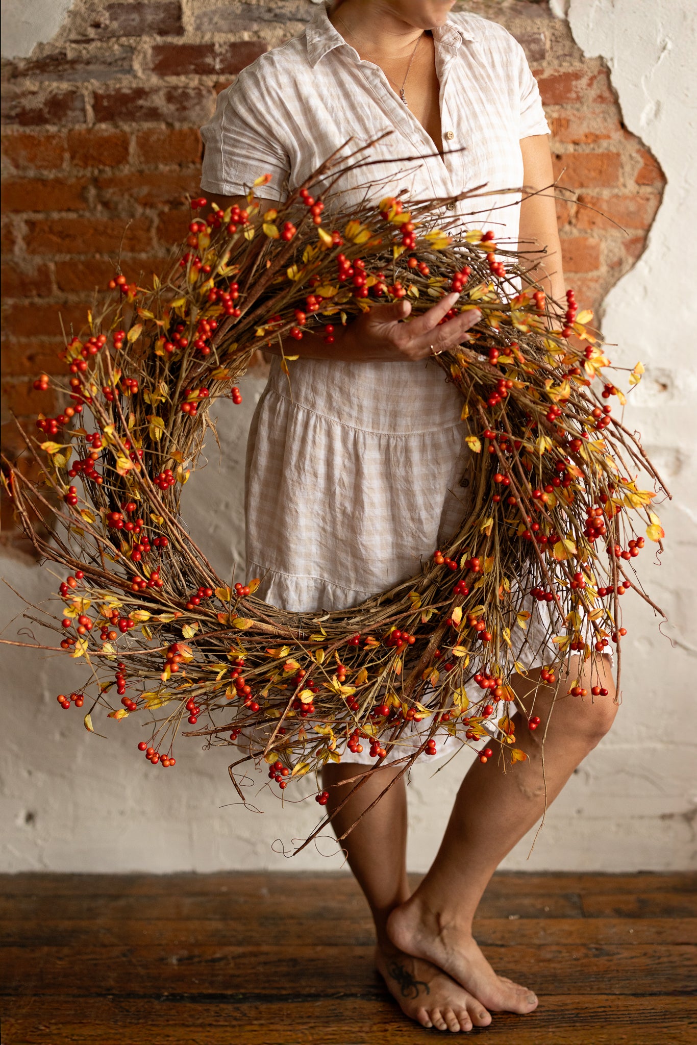 34" Pip Berry Wreath