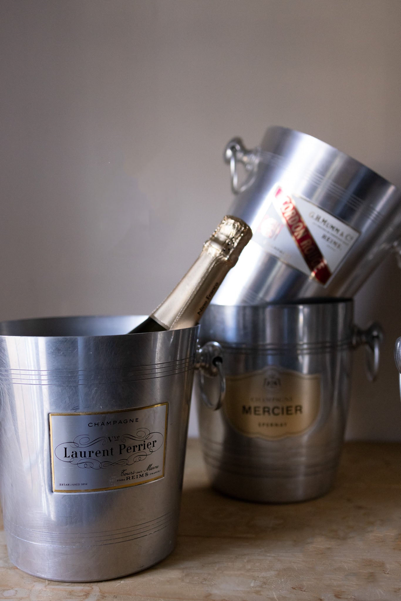 Found Vintage French Champagne Ice Bucket