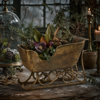 Vintage Sleigh Planter