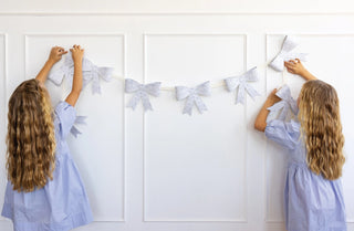 7' Floral Bow Banner