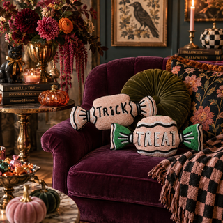 Beaded Candy Pillow - Choose Trick or Treat