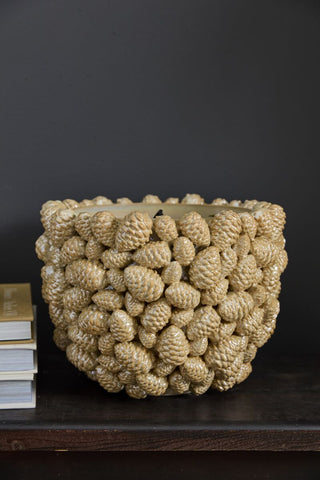 The Pine Gold Vase Pot - Extra Large