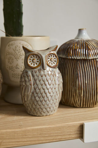 Great Grey Owl Budvase