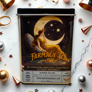 10 Frigging Minutes To Myself, Is That Oolong? Almond Tea Bags In Tin