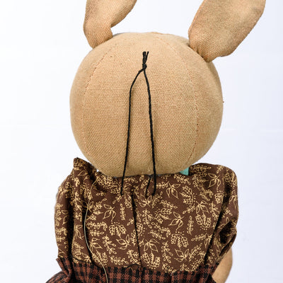 Primitive Style Rabbit with Egg Doll