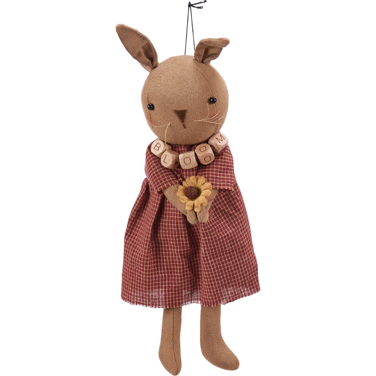 Primitive Style Bloom Rabbit Doll