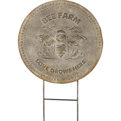 Bee Farm Garden Stake