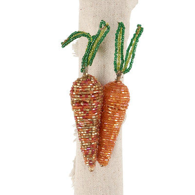 Beaded Carrot Napkin Ring