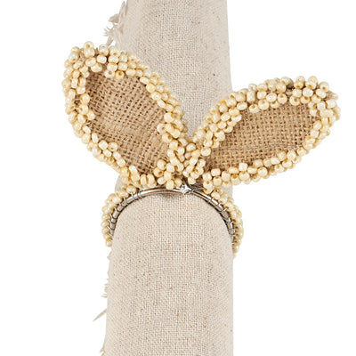 Beaded Bunny Ears Napkin Ring