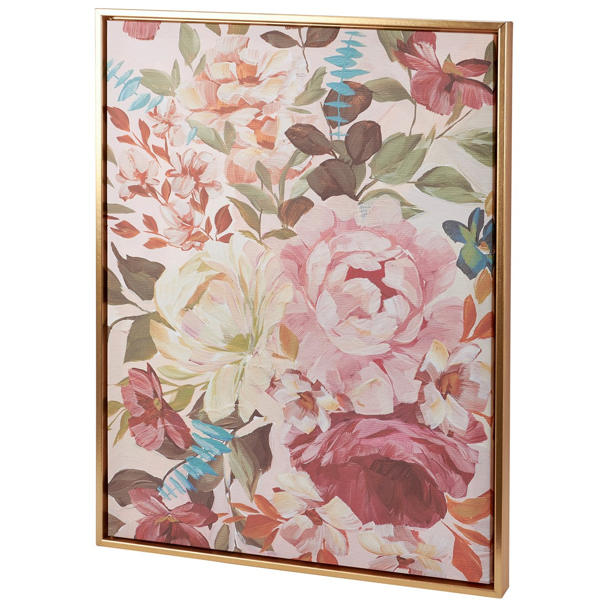 Cabbage Rose Canvas Wall Art