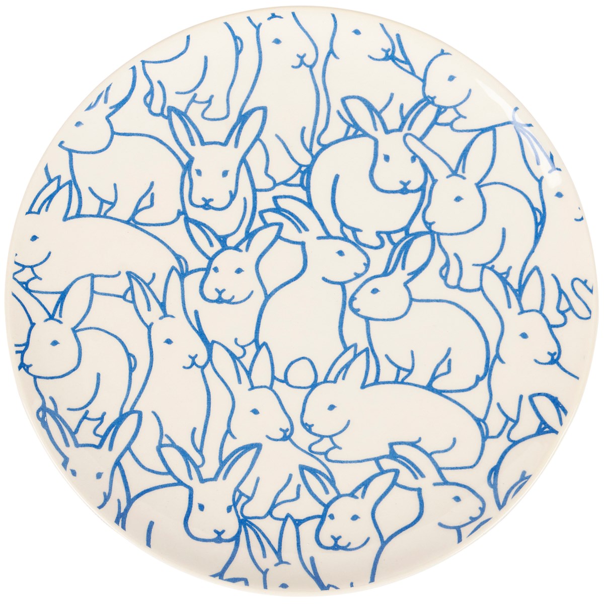 8" Rabbit Pattern Plate