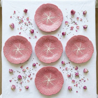 11" Pink Cabbage Plate