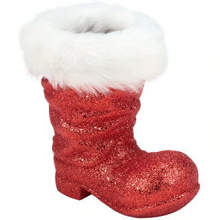 Glitter Santa Boot - Small