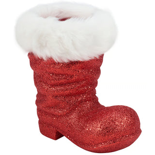 Glitter Santa Boot - Large