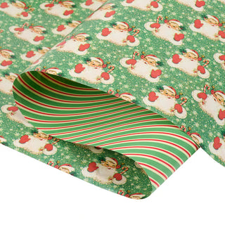 Retro Santa Gift Wrap