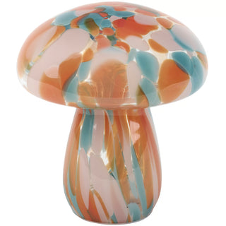Orange Swirl Mushroom Light