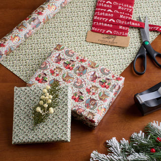 Retro Deer Gift Wrap