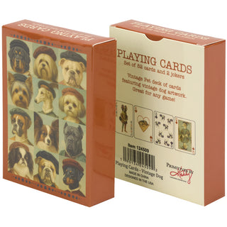 Vintage Style Dog Playing Cards