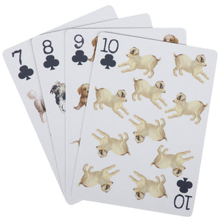 Vintage Style Dog Playing Cards