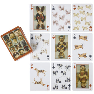 Vintage Style Dog Playing Cards