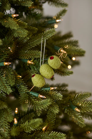 Felt Cocktail Olives Ornament
