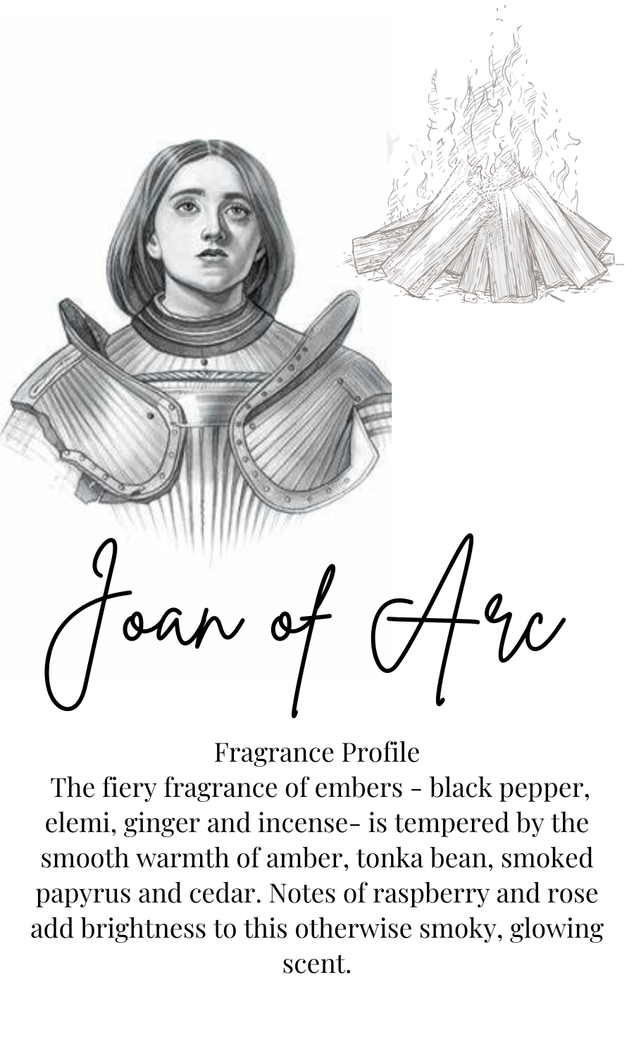 Joan of Arc Eau De Parfum - Handcrafted Perfume