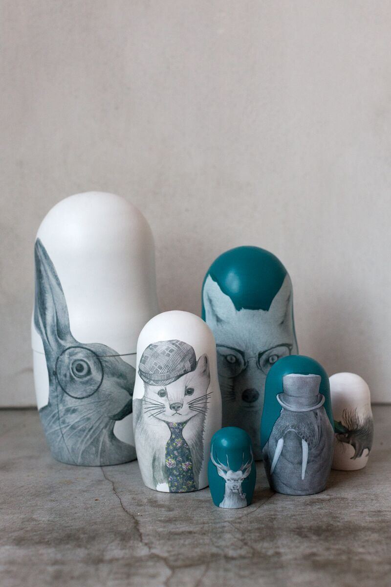 Eric & Eloise Nesting Dolls