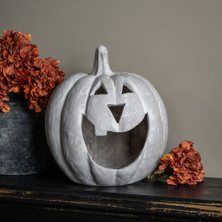 15" Big Mouth Pumpkin - Grey