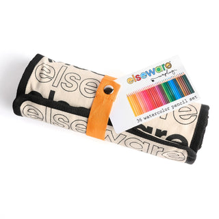 Watercolor Pencils in Rollup Canvas Case