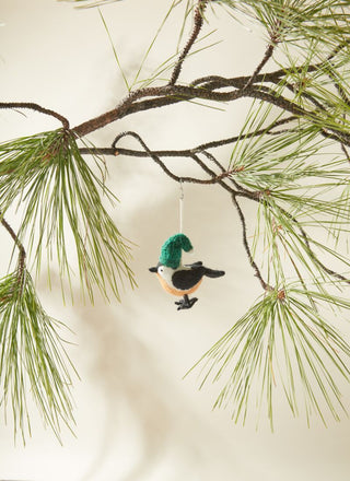 Cozy Weather Felt Friend Ornament - Choose Bird or Walrus