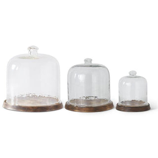 Wavy Glass Cloche - Choose Size