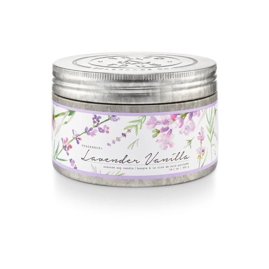 Lavender Vanilla Large Tin Candle