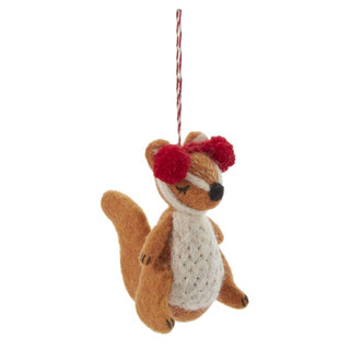 Mellow Felt Animal Ornament - Choose Sloth or Squirrel