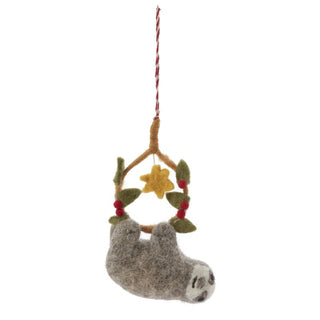Mellow Felt Animal Ornament - Choose Sloth or Squirrel