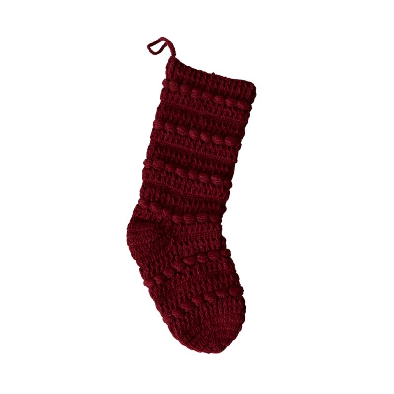 Wool Knit Stocking - Choose Color