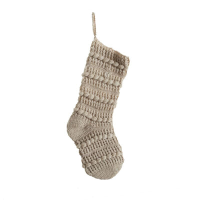 Wool Knit Stocking - Choose Color