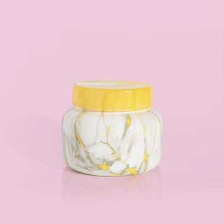 Capri Blue Pineapple Flower Modern Marble Candle- Choose Size