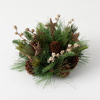 10" Woodland Holiday Half Sphere
