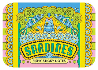 Sardines Fishy Sticky Notes