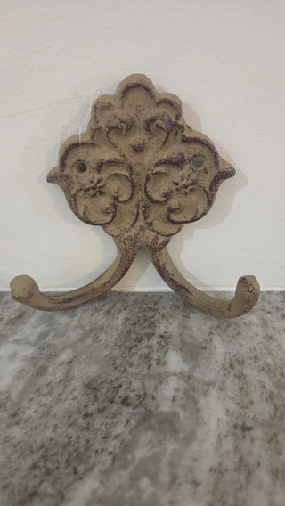 Guest House Towel Hook - Antique Cream