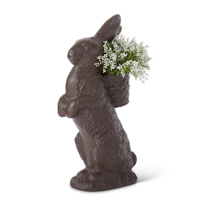 34.25" Resin Chocolate Bunny