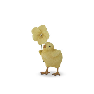 Resin Chick with Flower - Choose Style