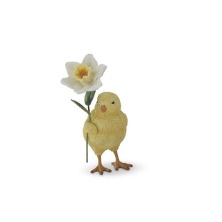 Resin Chick with Flower - Choose Style