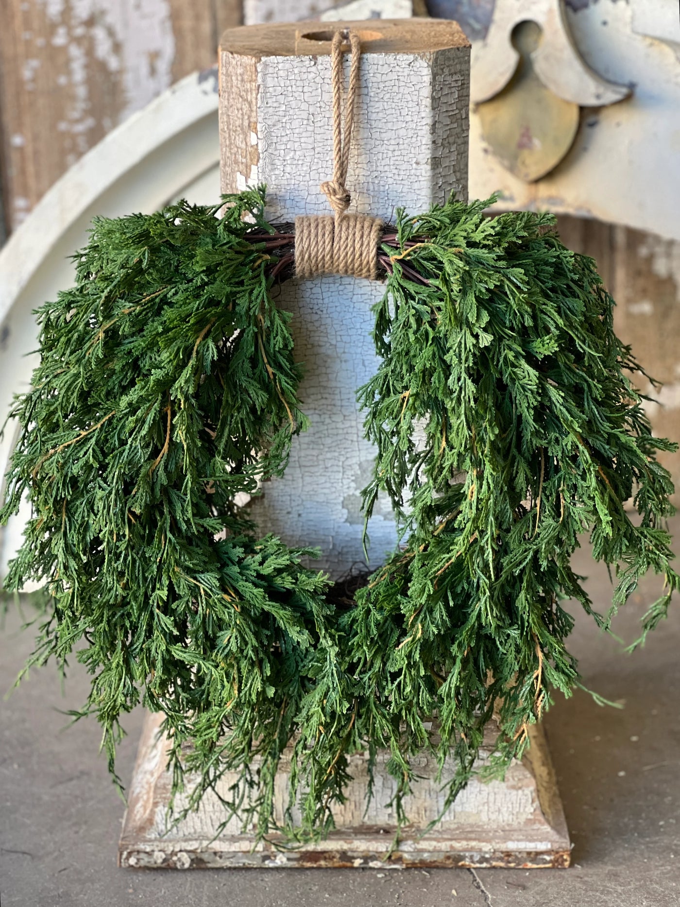 20" Emerald Falls Real Touch Hanging Wreath